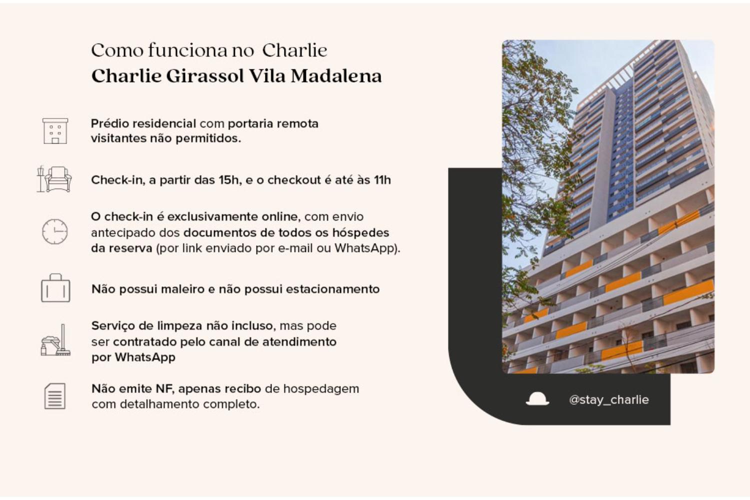 Charlie Girassol Vila Madalena Apartamento São Paulo Exterior foto